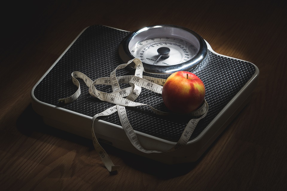 りんごと体重計
